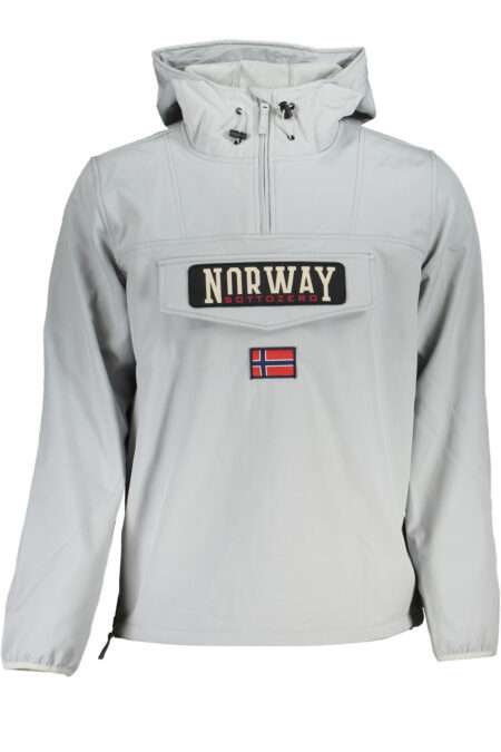 Стилен мъжки спортен яке Norway 1963 в сиво