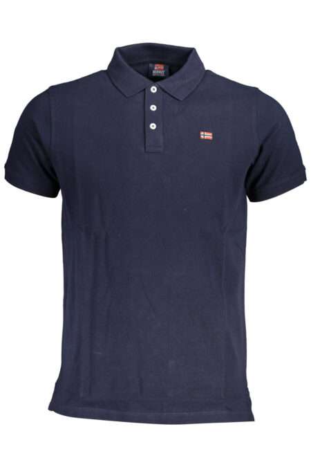 Стилен мъжки син поло модел NORWAY 1963 👕