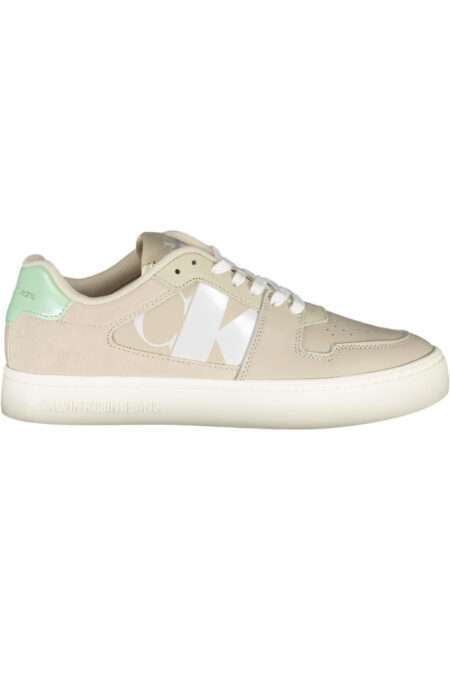 Дамски спортни обувки CALVIN KLEIN Beige
