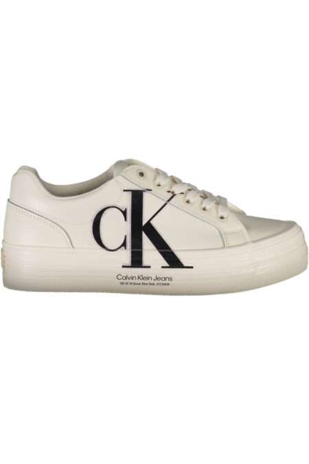 Бели дамски спортни обувки CALVIN KLEIN