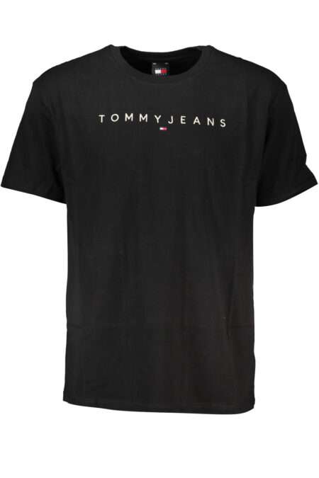 Мъжка тениска Tommy Hilfiger с къс ръкав - Черна