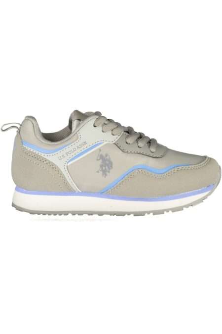Детски спортни обувки US POLO ASSN. в сиво за стил и комфорт
