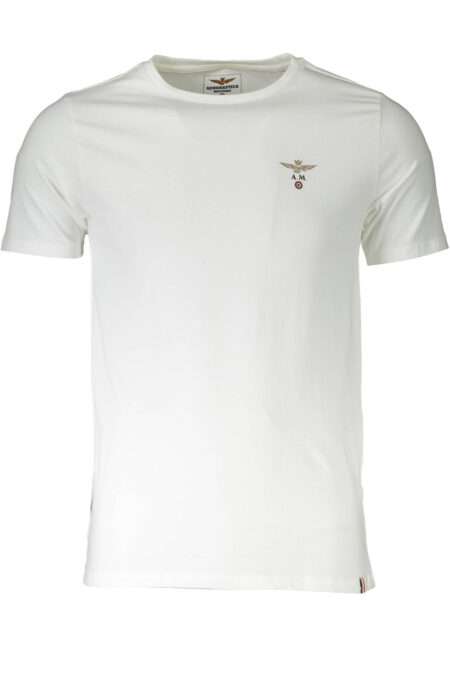 Aeronautica Militare Мъжка Т-Шерта - Бяла, Елегантна и Удобна