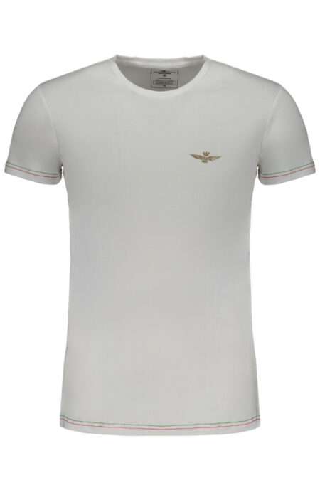 Aeronautica Militare Мъжка Т-셔츠 - Бяла, Къс Ръкав