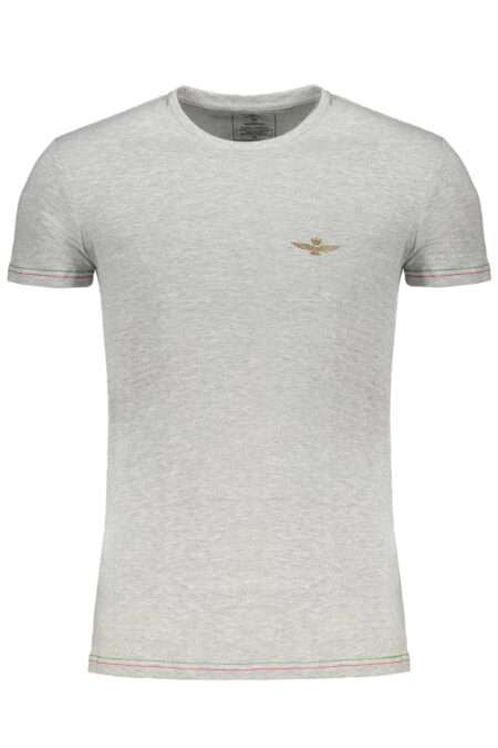 Aeronautica Militare Мъжка Т-Shirt - Сива, Кратък Ръкав