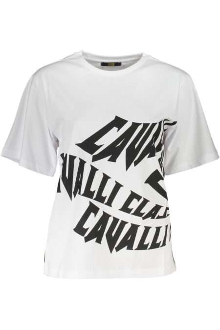 CAVALLI CLASS Дамска Тениска - Бяла Елегантност