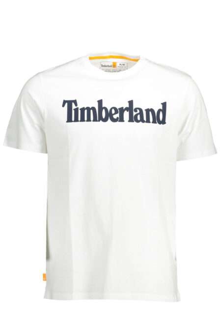 Timberland Мъжка тениска - Бяла, 100% Памук