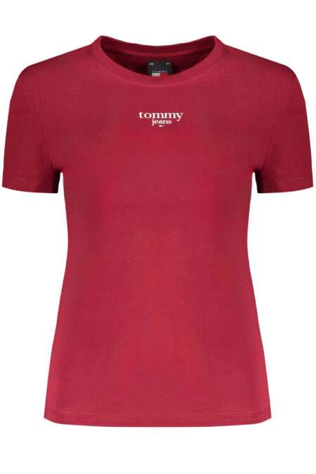 TOMMY HILFIGER Дамска тениска с къс ръкав - Червена