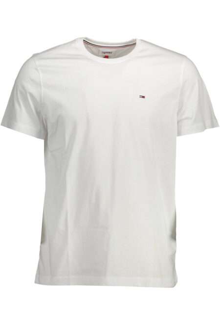 Tommy Hilfiger Мъжка тениска - Бяла, Органик Памук
