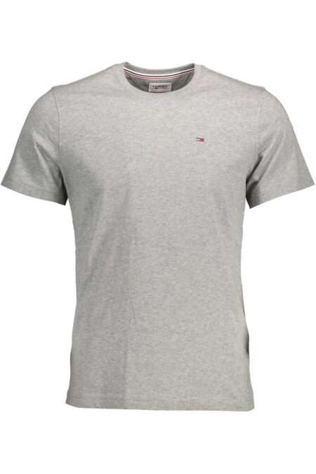 Tommy Hilfiger Мъжка тениска - Сива, 100% Органик Памук