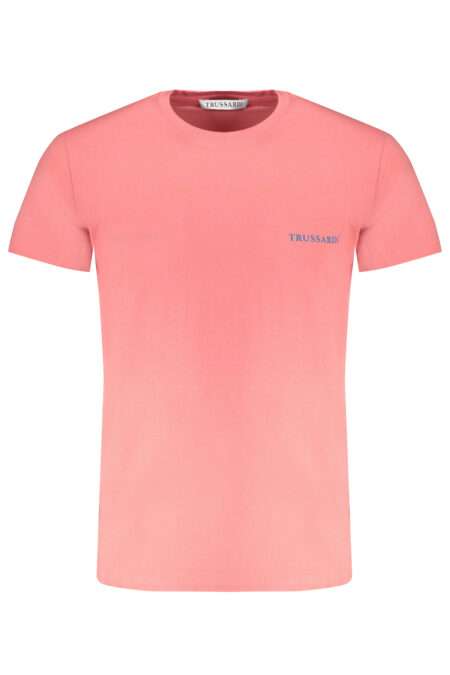 TRUSSARDI Мъжка тениска с къс ръкав - Розова