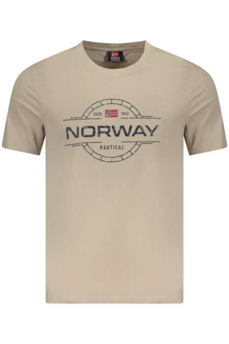 NORWAY 1963 МЪЖКА БЕЖОВА ТЕНИСКА С КЪС РЪКАВ