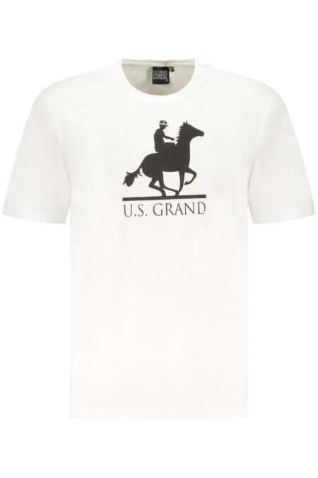 US GRAND POLO ТЕНИСКА С КЪС РЪКАВ МЪЖКА БЯЛА