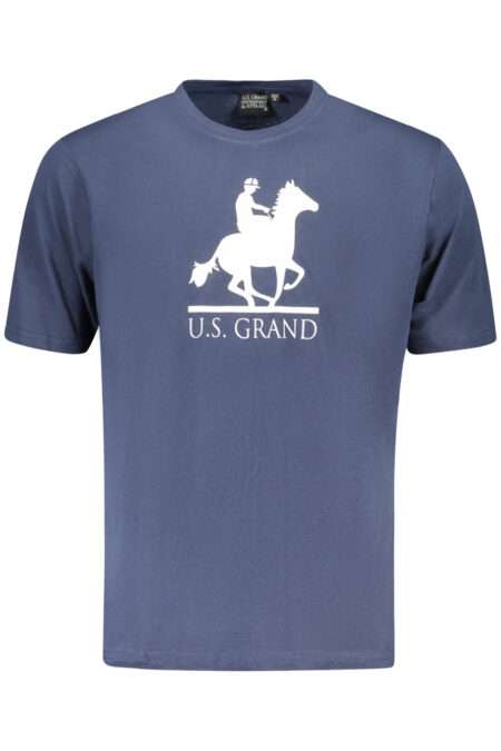 US GRAND POLO ТЕНИСКА С КЪС РЪКАВ МЪЖКА СИНЯ