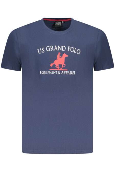 US GRAND POLO ТЕНИСКА С КЪС РЪКАВ МЪЖКА СИНЯ