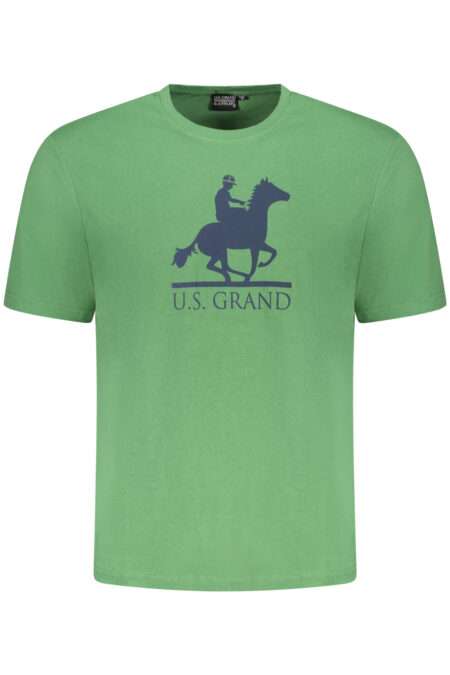 US GRAND POLO ТЕНИСКА С КЪС РЪКАВ МЪЖКА ЗЕЛЕНА