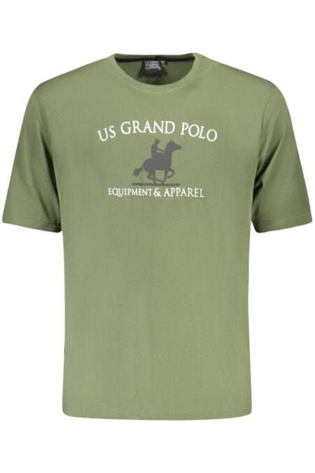 US GRAND POLO ТЕНИСКА С КЪС РЪКАВ МЪЖКА ЗЕЛЕНА